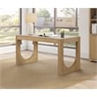 Martin Furniture Wood Writing Desk Office Desk Storage Desk Light Brown