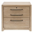 Martin Furniture Wood Lateral File Storage File Drawer in Light Brown