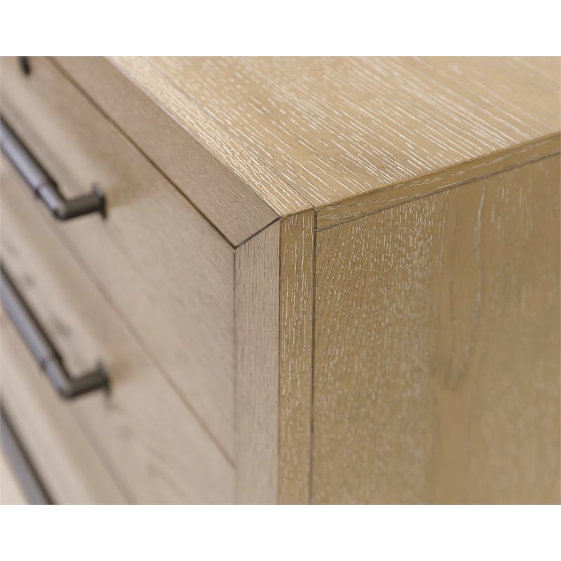 Martin Furniture Wood Lateral File Storage File Drawer in Light Brown