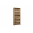 Martin Furniture Wood Open Bookcase Office Storage Shelving in Light Brown