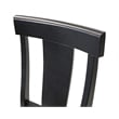 Traditional Wood Kitchen Extension Dining Table and Six Chairs Black