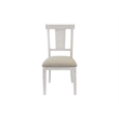 Traditional Wood Kitchen Extension Dining Table and Eight Chairs White
