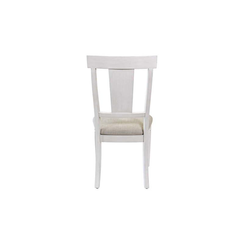 Traditional Wood Kitchen Extension Dining Table and Eight Chairs White