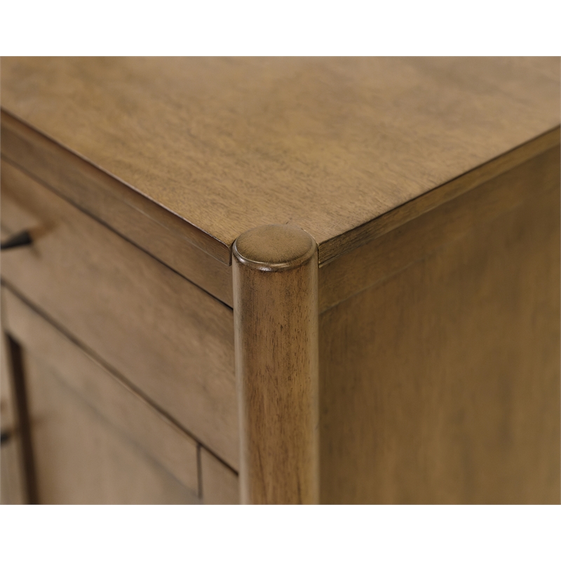 Modern Wood Sideboard Dining StorageTV Stand Fully Assembled Brown