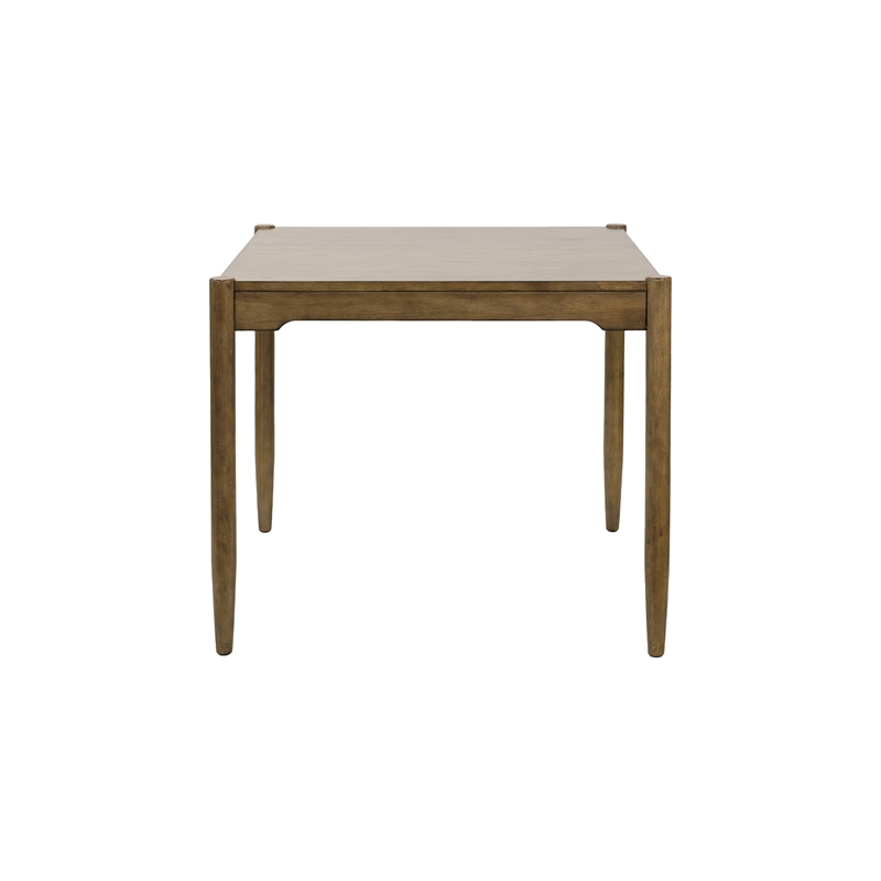 Modern Wood Counter Height Square Kitchen Table Dining Surface Brown