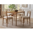 Modern Wood Counter Height Square Kitchen Table Dining Surface Brown