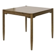 Modern Wood Counter Height Square Kitchen Table Dining Surface Brown