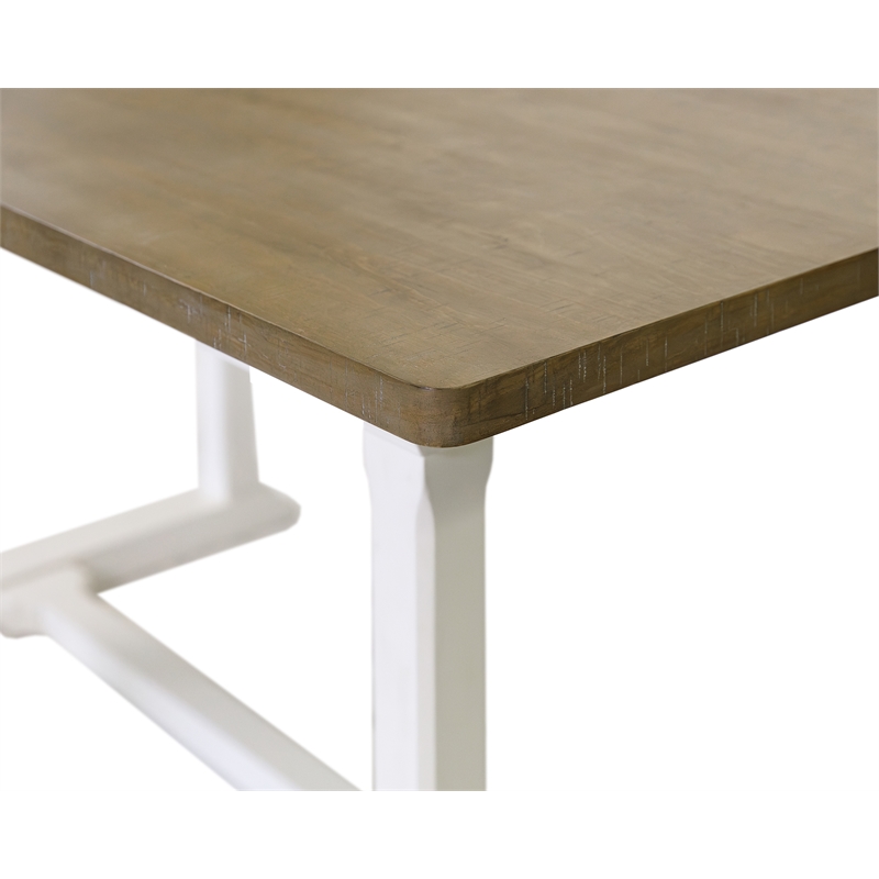 Modern Wood Counter Height Kitchen Dining Table Kitching seating table Brown