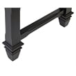 Traditional Wood Dining Table Bench Kitchen seat Fully Assembled Black