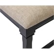 Traditional Wood Dining Table Bench Kitchen seat Fully Assembled Black