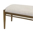 Modern Wood Dining Table Bench Kitchen seat Fully Assembled Brown