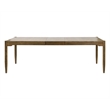 Modern Wood Rectangular Kitchen Dining Table Kitchen Table Brown