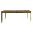 Modern Wood Rectangular Kitchen Dining Table Kitchen Table Brown