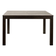 Modern Wood Counter Height Kitchen Dining Table All Sides Finished Black