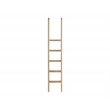 Contemporary Decorative Wooden Ladder Brown Finish