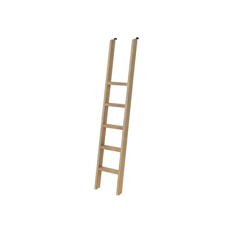 Contemporary Decorative Wooden Ladder Brown Finish