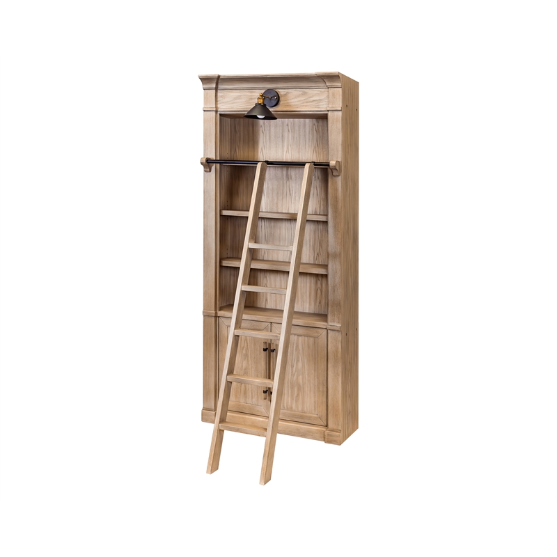 Contemporary Decorative Wooden Ladder Brown Finish