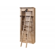 Contemporary Decorative Wooden Ladder Brown Finish