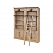 Contemporary Decorative Wooden Ladder Brown Finish