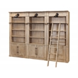 Contemporary Decorative Wooden Ladder Brown Finish