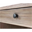Traditional Wood Executive Desk Office Storage Hutch with Doors Brown