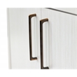 Contemporary Laminate Wood Bookcase Fully Assembled White