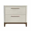Contemporary Laminate Wood Lateral File Fully Assembled White