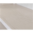 Modern Wood Bookcase with Doors Office Shelving Storage Fully Assembled White