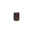 Modern Wood Living Room Entertainment Tulane Round Chair Side Table - Brown