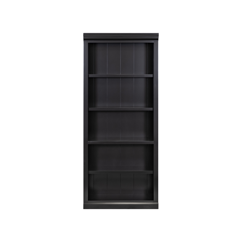 Modern Wood Open Bookcase Office Bookcase Fully Assembled White