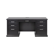 Modern Wood Desk Office Writing Table Credenza Fully Assembled Black