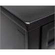 Modern Wood Desk Office Writing Table Credenza Fully Assembled Black