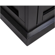 Modern Wood L-Desk & Return Writing Table & Return Office Desk & Return Black