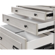 Hartford Wood Drop-Lid Secretary Desk Fully Assembled White Finish