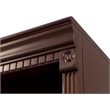 Martin Furniture Huntington Club 6-Shelf Wood Bookcase in Vibrant Cherry