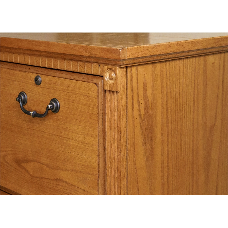 Martin Furniture Huntington Oxford 4 Drawer Wood File Cabinet Natural