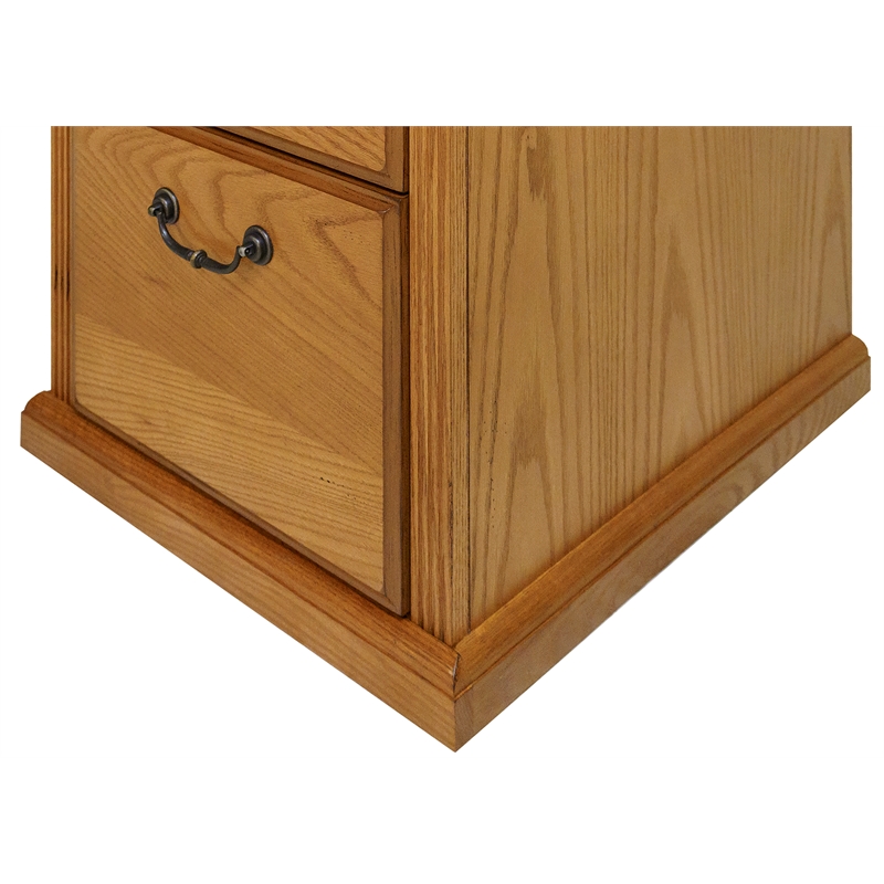Martin Furniture Huntington Oxford 4 Drawer Wood File Cabinet Natural