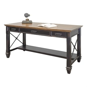 Martin Furniture Hartford Wood Writing Desk Writing Table Office Desk Black