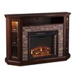 SEI Furniture Redden Corner Electric Fireplace TV Stand