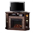 SEI Furniture Redden Corner Electric Fireplace TV Stand