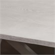 SEI Furniture Cardwell Farmhouse Dining Table in White