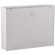 SEI Furniture Wall Mount Folding Floating Desk in White