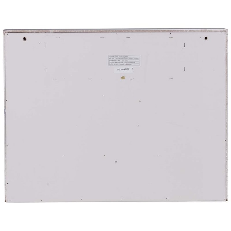SEI Furniture Wall Mount Folding Floating Desk in White