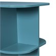 SEI Furniture Mobile Sewing and Craft Table in Turquoise