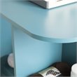 SEI Furniture Mobile Sewing and Craft Table in Turquoise