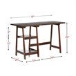 SEI Furniture Gavin Desk in Espresso
