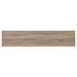 SEI Furniture Macen Wood Top Console Table in Mocha Gray and White