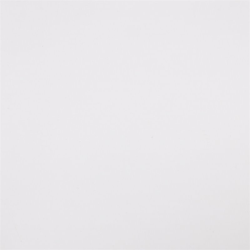 SEI Furniture Owen 3 Drawer Nightstand in White and Chrome