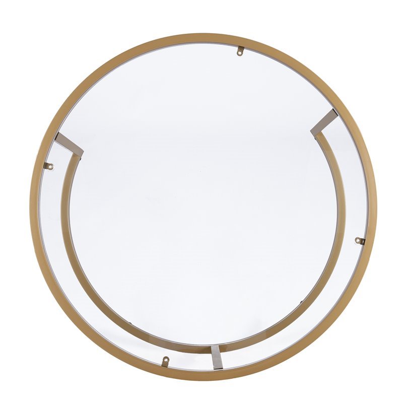 SEI Furniture Evelyn 2 Piece Nesting Cocktail Table Set in Gold