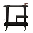 Holly and Martin Zhori Mid Century Modern Bar Cart in Black